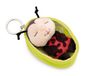 NICI - Sleutelhanger Sleeping Pets lieveheersbeestje 8cm mand groen