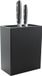 Rockingham Forge Messenblok tot 20 keukenmessen - 18 x 10 x H22 cm - Zwart