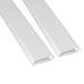 Kabelgoten D-Line Kabelgoot, kabelgoot, muurkabelafdekking, tv-kabelopberglade, kan worden beschilderd, zelfklevend, model uit één stuk scharnierend, 2 x 60 x 15 mm (b x h) x 400 mm (L) - Wit