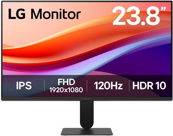 LG 24U411B-B - 24 inch Full HD IPS Monitor - 120Hz
