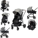 Bebeconfort Haze Trio Luxe - 3-in-1 reissysteem kinderwagen - Tinted Gray