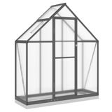 Aluminium serre met basisframe 169x58x202 cm anthracite