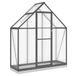 Aluminium serre met basisframe 169x58x202 cm anthracite