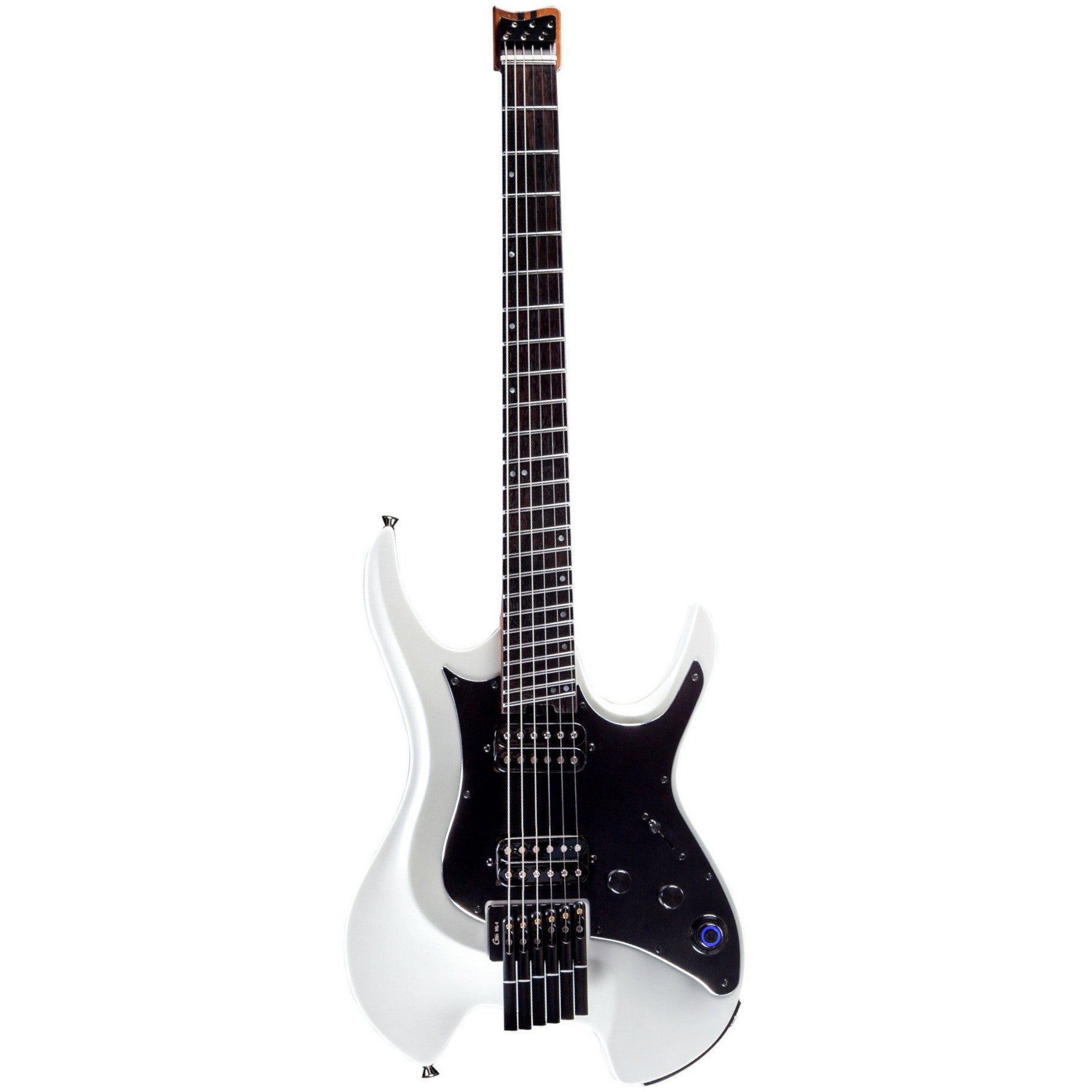 Mooer GTRS Wing 800 Intelligent Guitar - Pearl White - Headless Electric Guitar with Gigbag