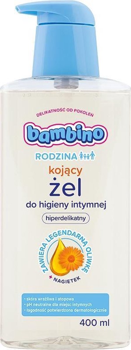 Bambino BAMBINO_Rodzina koj¹cy ¿el do higieny intymnej hiperdelikatny z nagietkiem 400ml