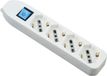 Electraline 82069 multiprise sans câble - 4 prises universelles - Blanc
