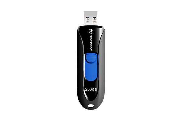 Transcend JetFlash 790 USB Flash Drive - 256GB - USB 3.2 Gen 1 - Black