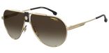 Carrera Eyewear Zonnebril 1033/s Cat. 3 Piloot Staal Goud/bruin