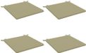 vidaXL - Zitkussens - SOEST - Lichtgroen - 4 stuks