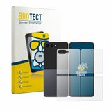 BROTECT - Screenprotector voor Samsung Galaxy Z Flip 8 (Voor+Achter) - Folie Beschermfolie Beschermglas matte