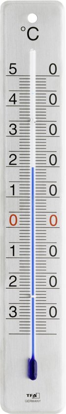 TFA Thermometer bin/bui RVS geborsteld 28 cm
