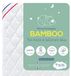 P'tit Lit Babymatras van bamboe, 60 x 120 cm, zachte en absorberende viscose, zonder chemische behandeling, afneembaar, OekoTex®, dikte tot 10 cm