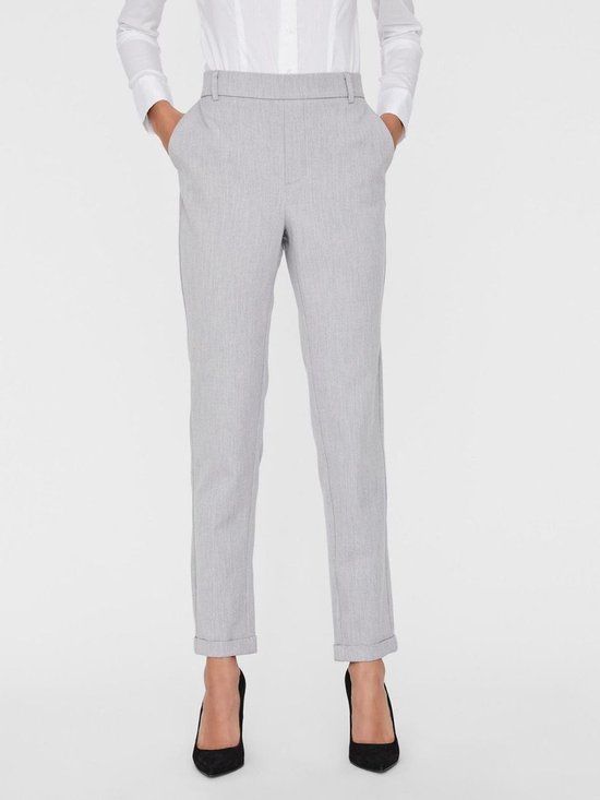 Vero Moda Vmmaya Loose Fit Pantalon - Light Grey Melange - W25/L30