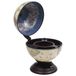 VidaXL Globe de table en bois d'eucalyptus vert