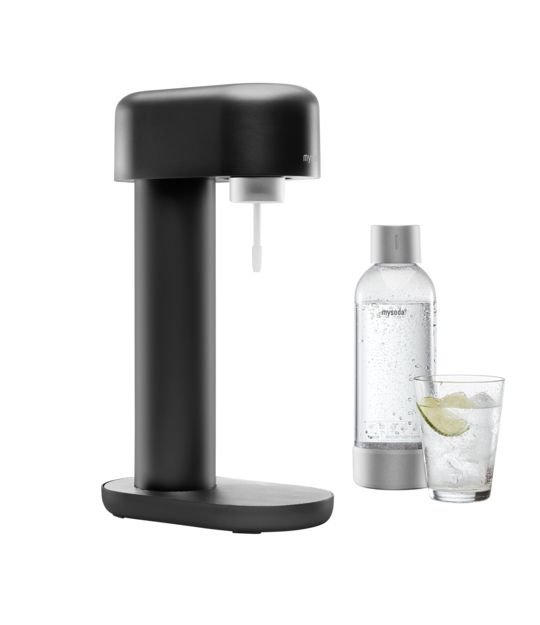 Mysoda Ruby - Zwart - Carbonator - 1L Fles - Samengesteld