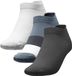 4F Sokken Dames Antraciet, denim, Wit ++10 - Maat 39-42
