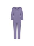 Triumph Pyjama Red Label Timeless Sensuality Lila Driekwart Mouw Modal/Elastaan Vrouwen Maat 38