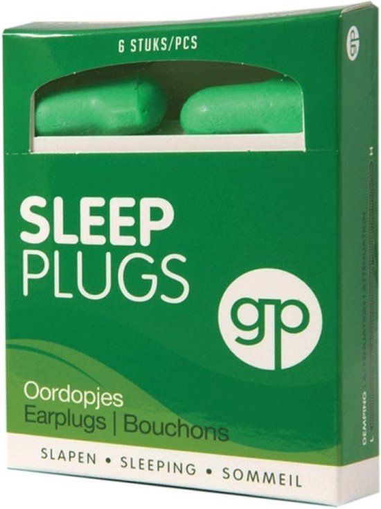 Get Plugged - Sleep - Oordoppen - 3 paar - Wit - Wegwerp - Foam - 35 dB SNR