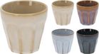 Excellent Houseware Luxe Porseleinen Koffiekopjes - Set van 4 - 90 ml - Espresso Bekers
