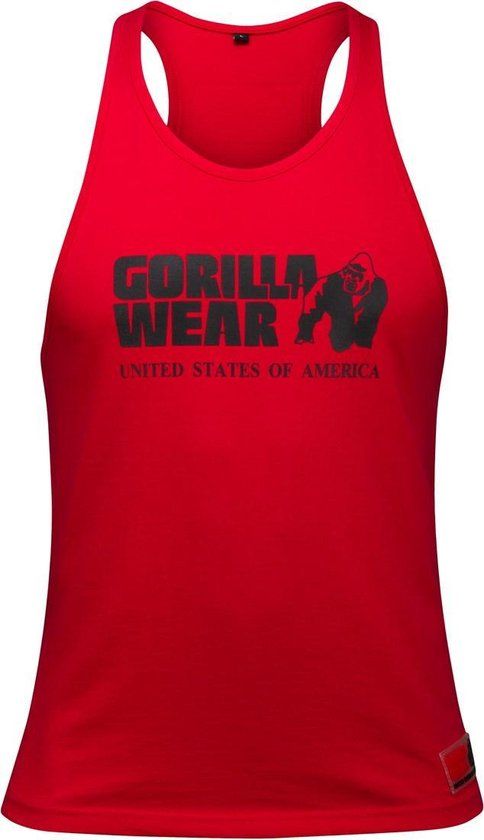 Gorilla Wear Classic Tank Top - Rood - L