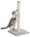 Feandrea Krabpaal voor katten, krabpaal, sisal, 84 cm, grijs