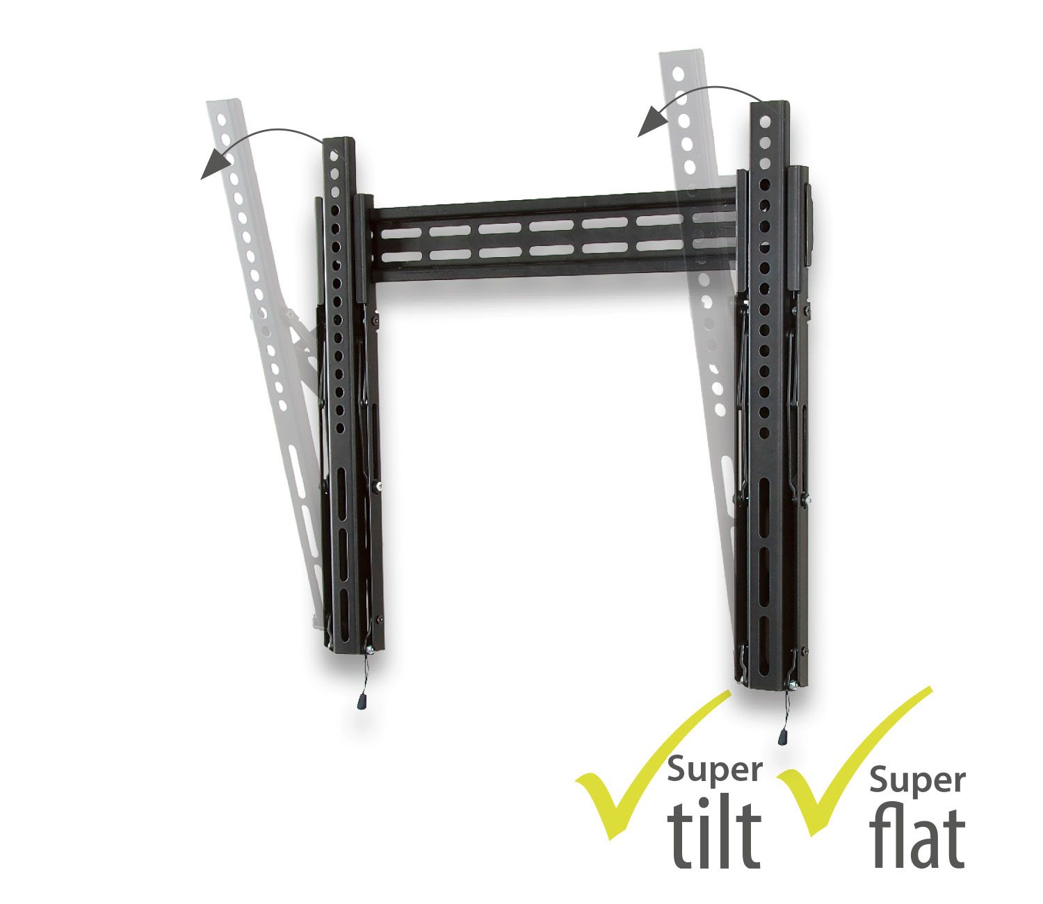 Just-mounts JM400ST - Muurbeugel voor TV - Kantelbaar - 26 - 55 inch - Zwart