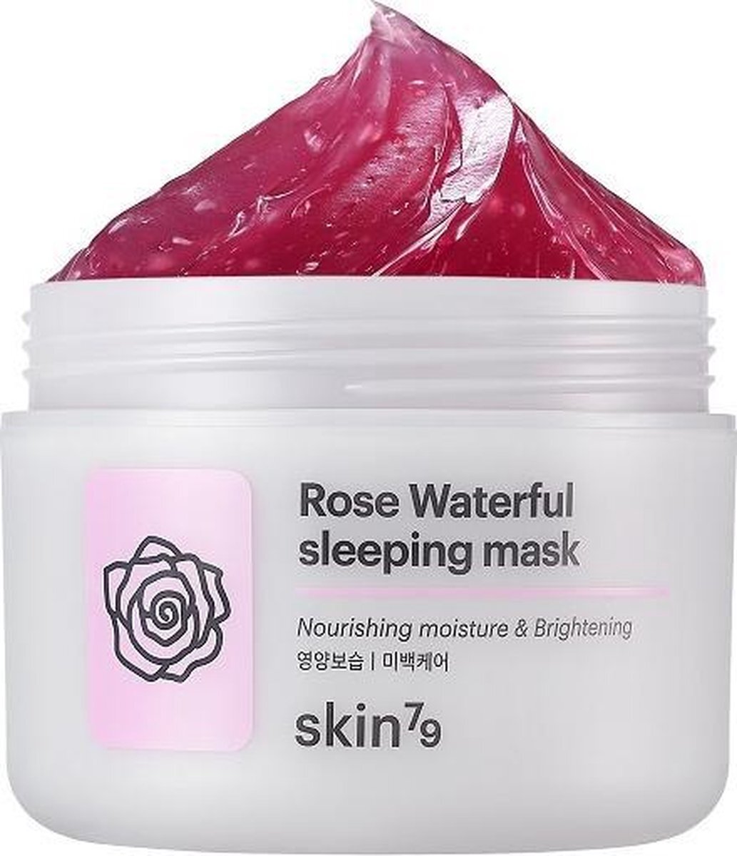 Skin79 SKIN79_Rose Waterfull Sleeping Mask maska rozjaœniaj¹co-z³uszczaj¹ca ca³onocna 100ml