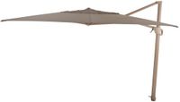 4 Seasons Outdoor Hacienda parasol suspendue 300x400 cm cadre latte - toile sable