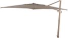 4 Seasons Outdoor Hacienda parasol suspendue 300x400 cm cadre latte - toile sable