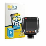 BROTECT - Screenprotector voor Testo 872 - Folie Beschermfolie transparant 6 Stuks