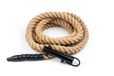 Corde d'entraînement, corde de sport, jute de haute qualité, 5 mètres, antidérapant, crochets inclus. Corde de frappe, corde de balancement