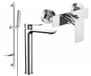 Mexen Alfa DF72 set de douche, chrome