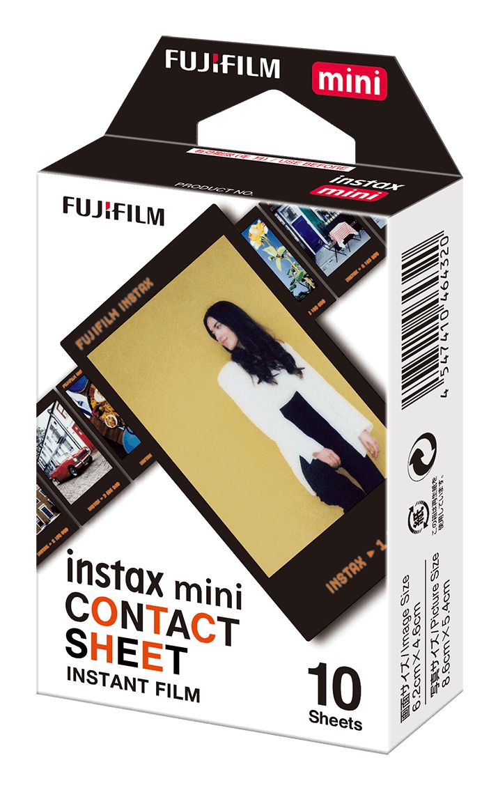 Fujifilm Instax Mini Film - Black - 10 Sheets - Compatible with Instax Mini Cameras