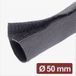 Quadrios 25CA759 Gaine pour câbles 50 mm (max) Noir au mètre