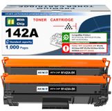 HP LaserJet Cartouche de toner 142A, W1420A, lot de 2