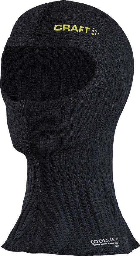 Craft Active Extreme X Balaclava Mannen zwart - geel S/M