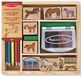 Merkloos Houten paarden stempelset