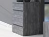 TORAS Commode 4 tiroirs noir bois de frêne