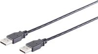 1x USB-A aansluitkabel, 2.0, zwart, 5m