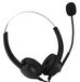 Casque USB pour centre d'appels avec fonction de mise en sourdine et réduction de bruit, équipé d'un microphone