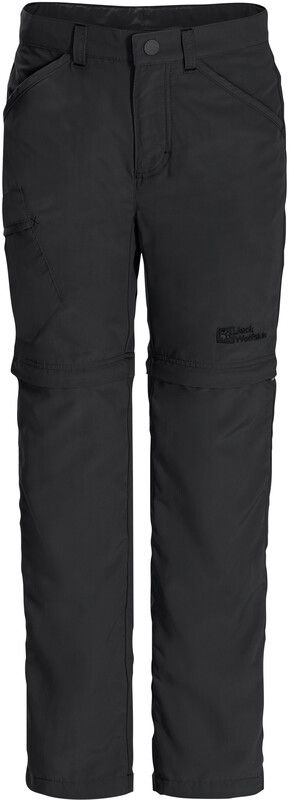 Jack Wolfskin Safari Zip Off Broek Kinderen - Zwart - Maat 116