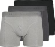 JACK&JONES ADDITIONALS JACORDINARY TRUNKS 3 PACK NOOS Heren Onderbroek - Black Dark Grey - Light Grey