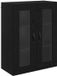 vidaXL Wandkast Zwart Eiken 69,5 x 34 x 90 cm