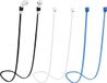 Câbles d'écouteurs magnétiques – Anti-perte – Lot de 3 – Noir, blanc, bleu – Silicone