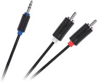 Cabletech Jack 3.5 mm naar 2RCA Kabel - 5m