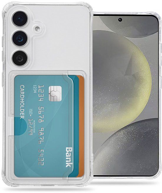 imoshion Hoesje met Pasjeshouder - Geschikt voor Samsung Galaxy S25 - Transparant