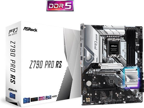 ASRock Z790 Pro RS - Motherboard - ATX - LGA 1700 - Intel Z790 - DDR5