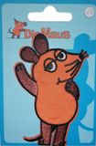 Merkloos / Sans marque Die Sendung mit der Maus Die Maus Patch