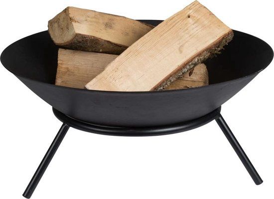 Perel Vuurschaal - Rond - Ø 56 cm - Gietijzer - Zwart