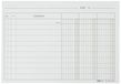EDIPRO - E3133VE - 100 kaarten met 3 kolommen groen f.to 17 x 12